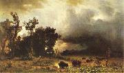 Albert Bierstadt Buffalo Trail oil painting picture wholesale